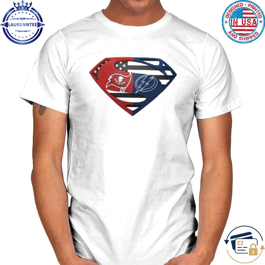 Tampa Bay Buccaneers Superman American Flag The 4th Of July T