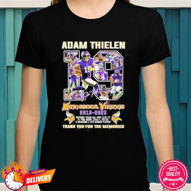 Thank You For The Memories Adam Thielen 19 Minnesota Vikings 2013