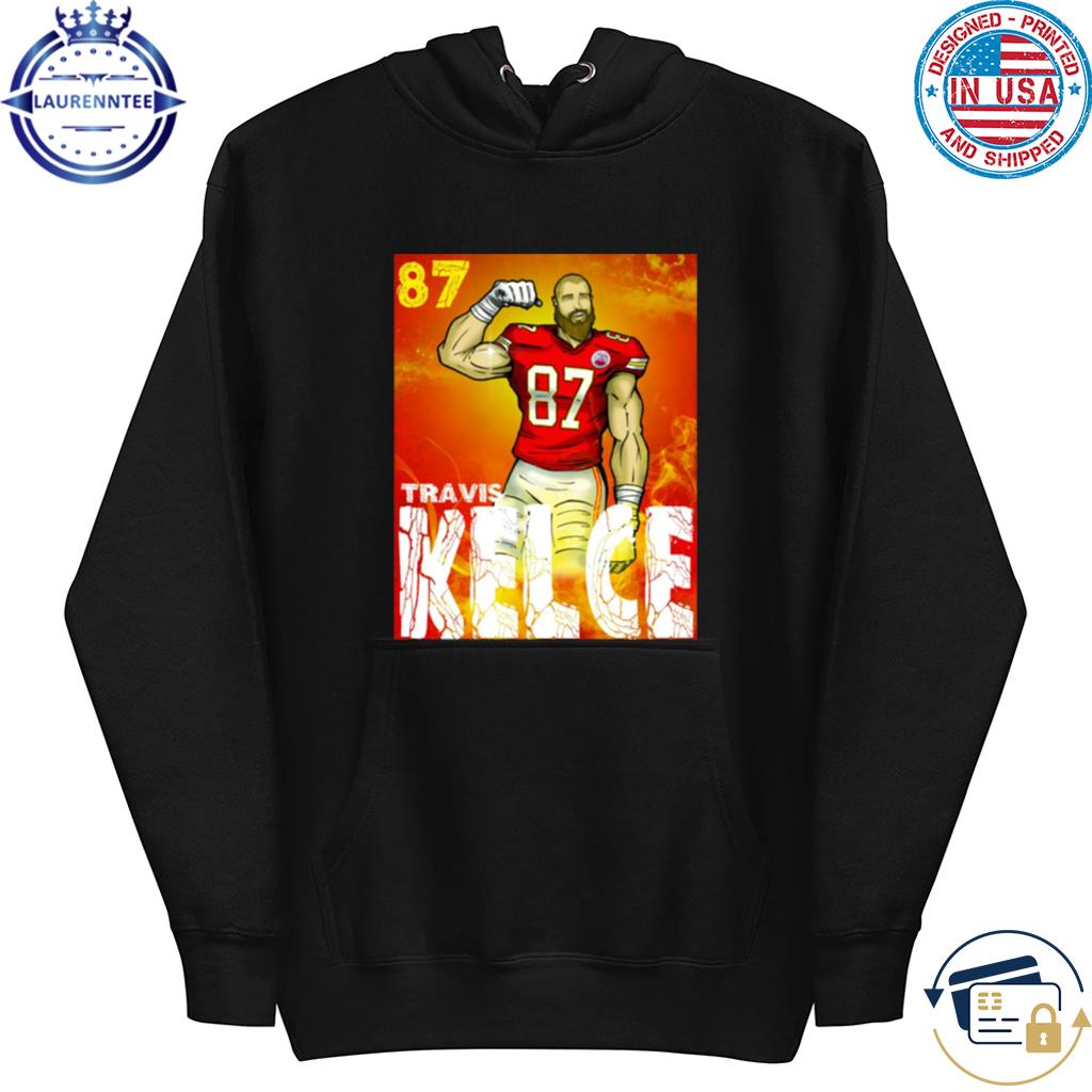 Travis kelce Kansas city sports Chiefs football graphic fan s hoodie