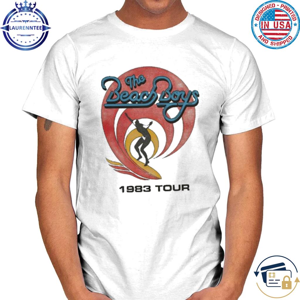 Vintage 80s The Beach Boys 1983 Tour Band T-Shirt, hoodie, sweater