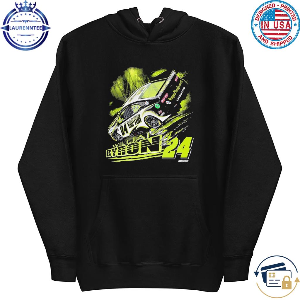 William Byron 2023 Raptor Black #24 T-Shirt hoodie