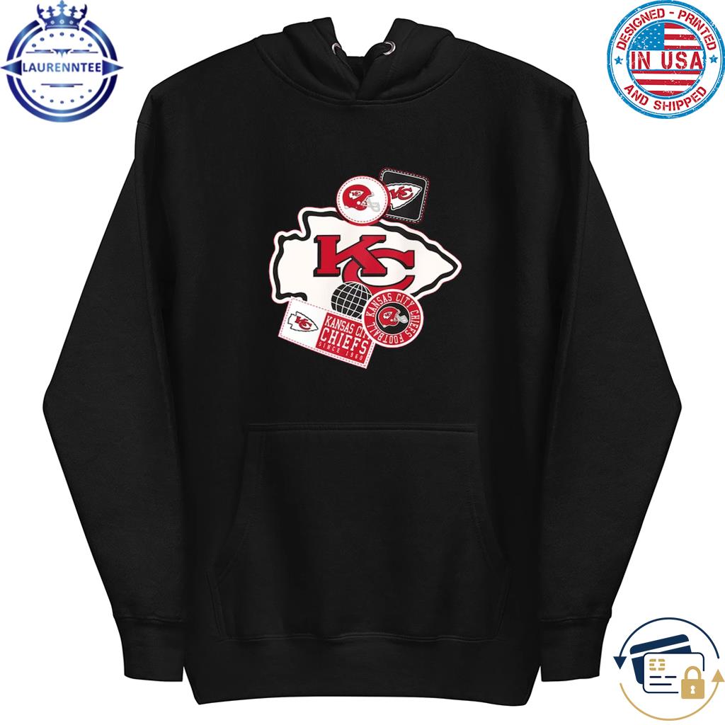 Kansas City Chiefs New Era Current Day Long Sleeve Hoodie T-Shirt