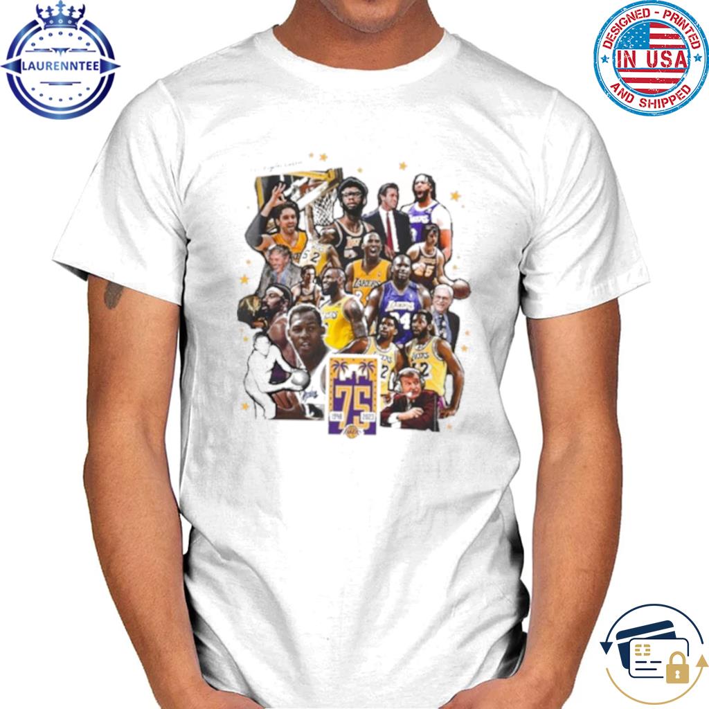 Los Angeles Lakers 75th Anniversary 1948-2023 shirt, hoodie