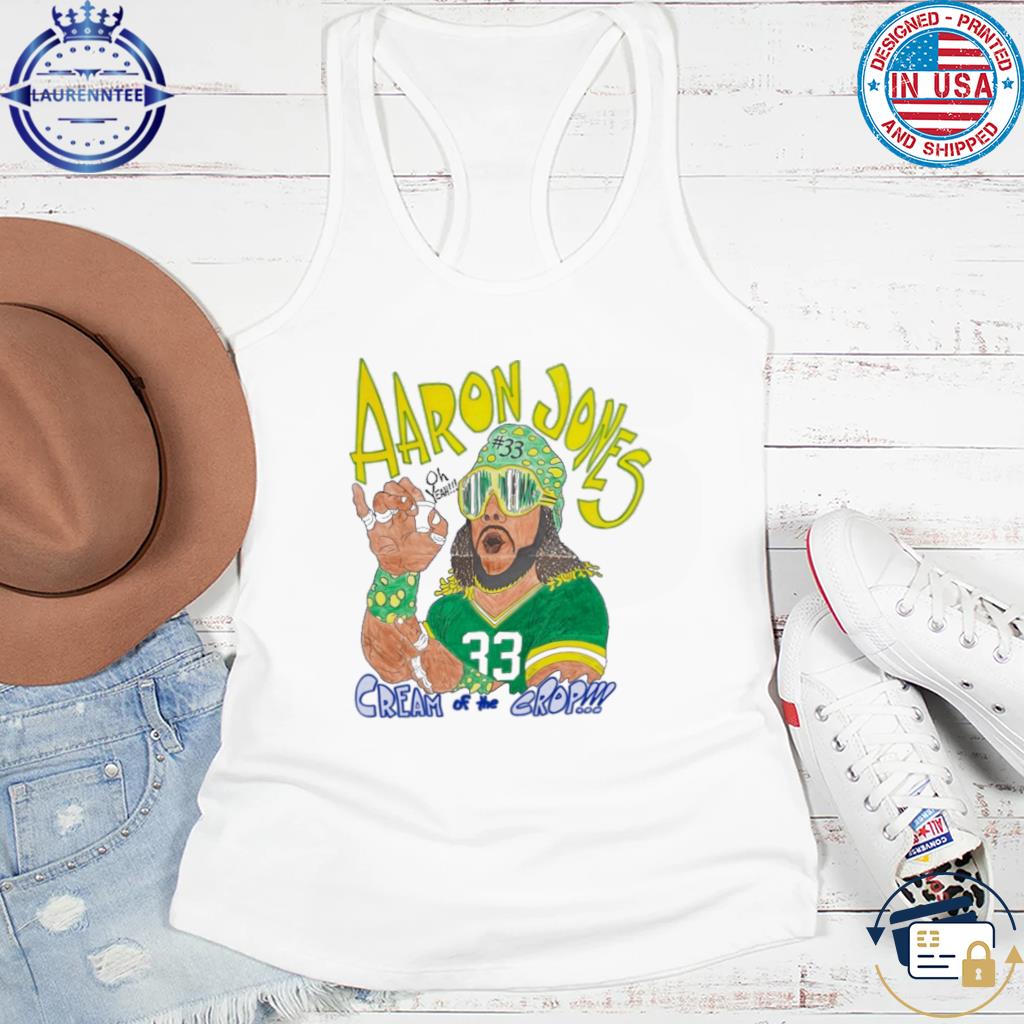 Aaron jones 33 cream of the crop 2023 shirt, hoodie, sweater, long sleeve  and tank top