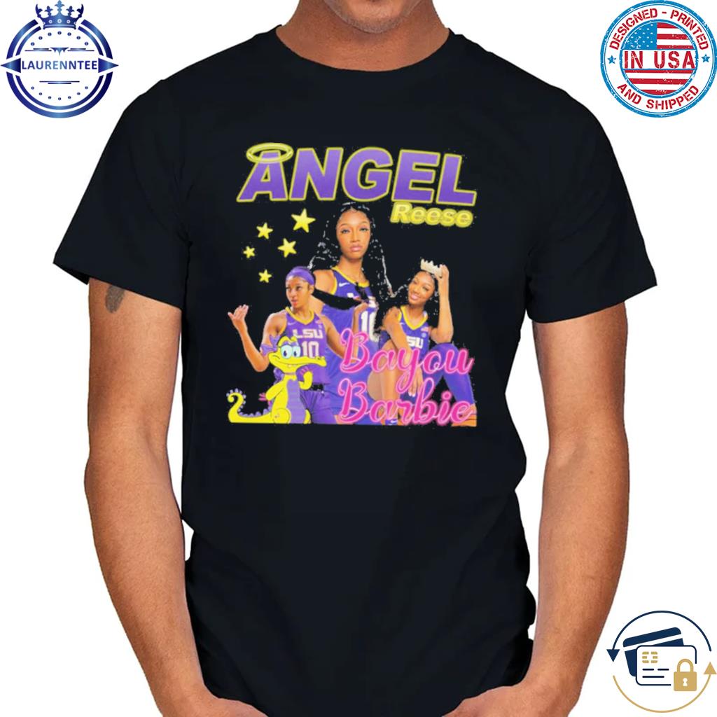 Angel Reese Vintage T-shirt, Bayou Barbie Graphic Tee 90s Style