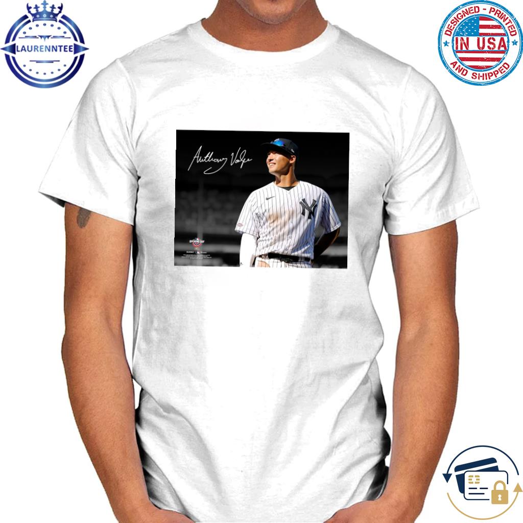 Anthony Volpe New York Yankees Opening Day Spotlight Signature Shirt,  hoodie, sweater, long sleeve and tank top