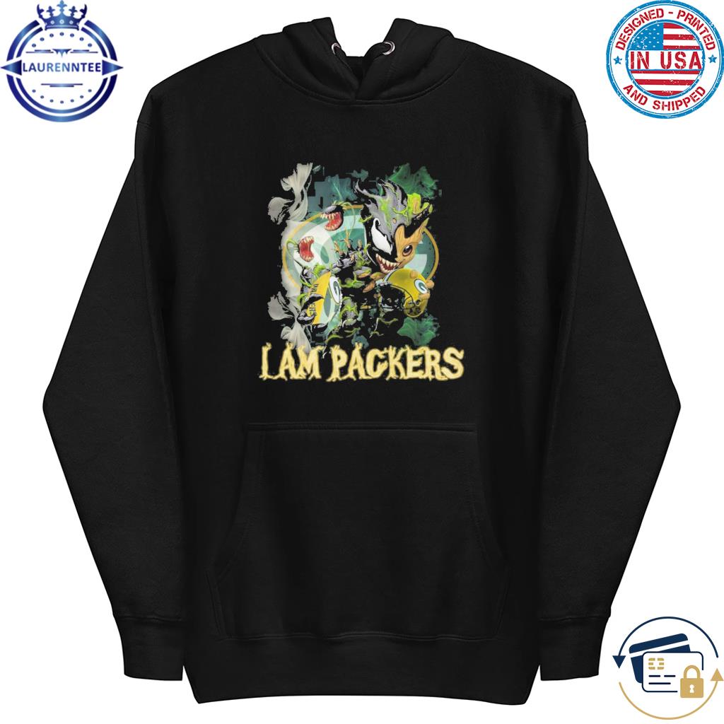 Baby Groot Venom I am Green Bay Packers 2023 shirt, hoodie, sweater, long  sleeve and tank top