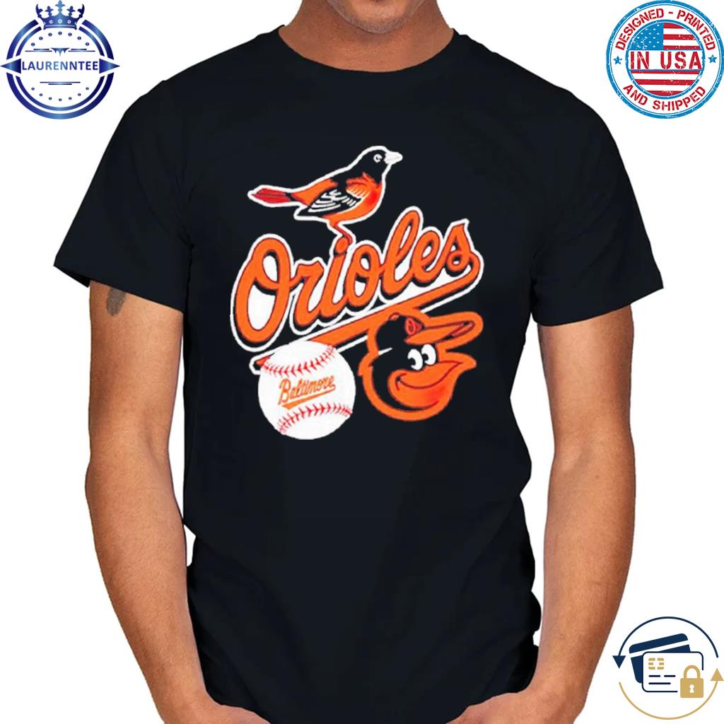 Nike, Shirts, Nike Mlb Baltimore Orioles Bird Retro Logo Tshirt
