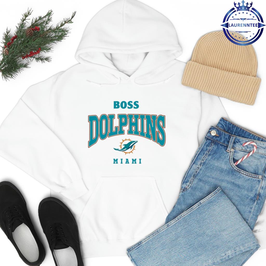 Boss x NFL stretch miamI dolphins shirt, hoodie, sweater, long sleeve and  tank top