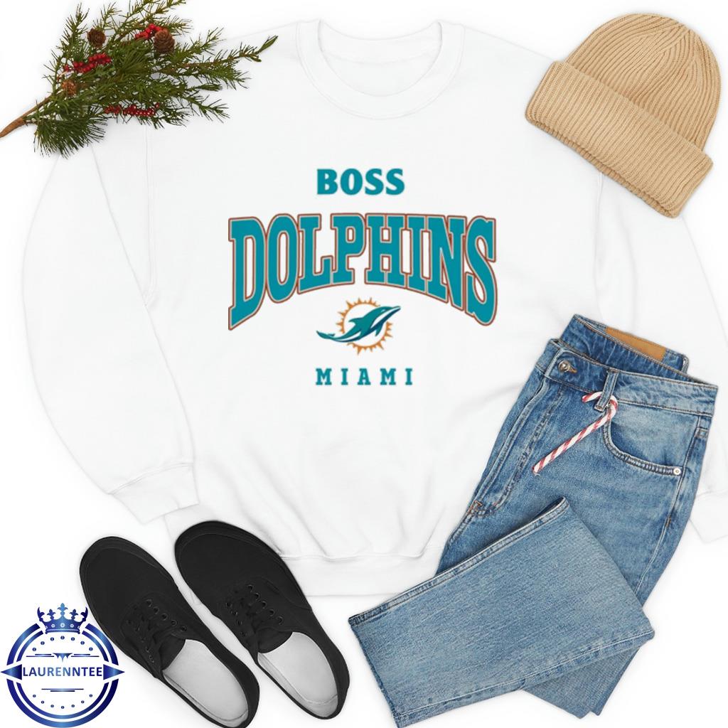 Boss x NFL stretch miamI dolphins shirt, hoodie, sweater, long sleeve and  tank top