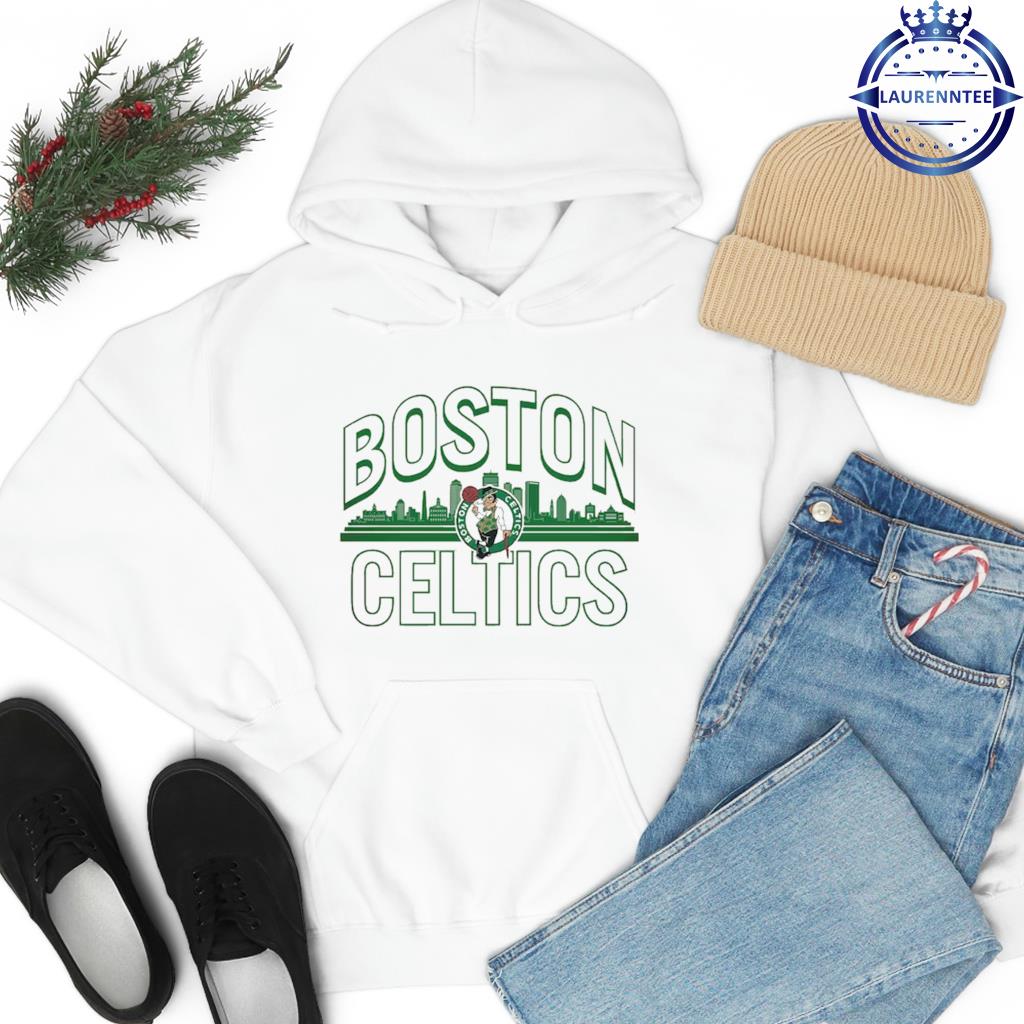 Boston Celtics Sportiqe Downtown Boston T-shirt - Shibtee Clothing