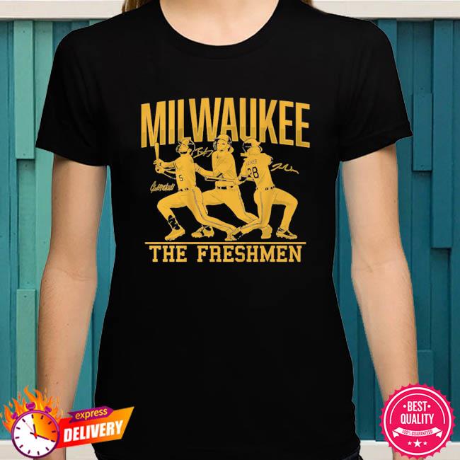 Brice Turang, Joey Wiemer, & Garrett Mitchell The Freshmen Shirt - Milwaukee Brewers