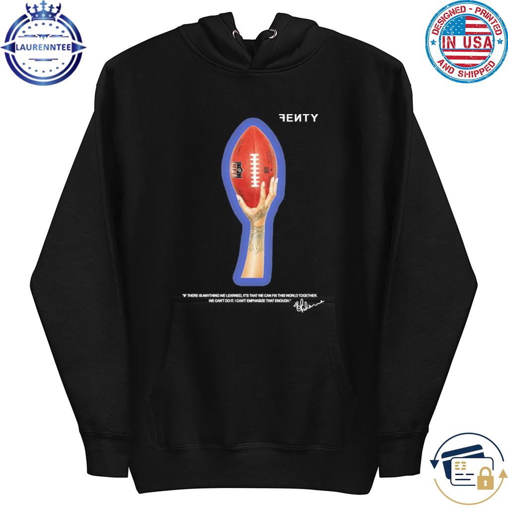 Unisex FENTY for Mitchell & Ness Black Super Bowl LVII Icon T-Shirt