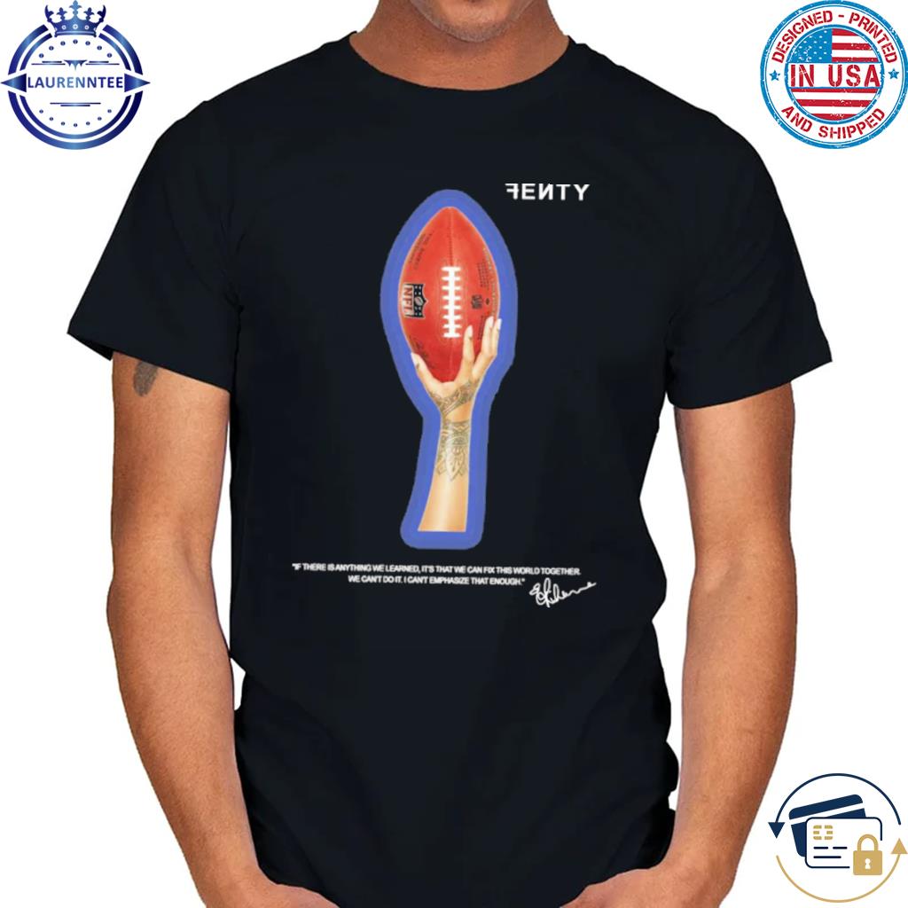 Unisex FENTY for Mitchell & Ness Black Super Bowl LVII Icon T-Shirt