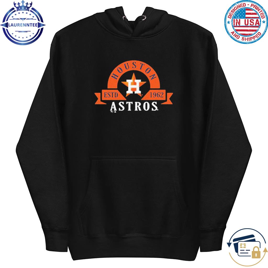 Houston astros utility two-stripe raglan tri-blend shirt, hoodie