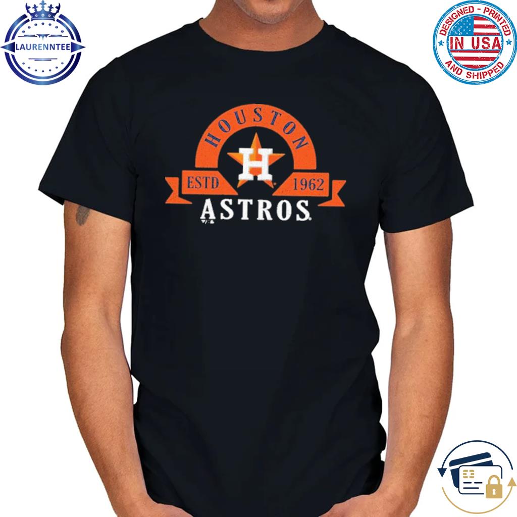 Houston astros utility two-stripe raglan tri-blend shirt, hoodie