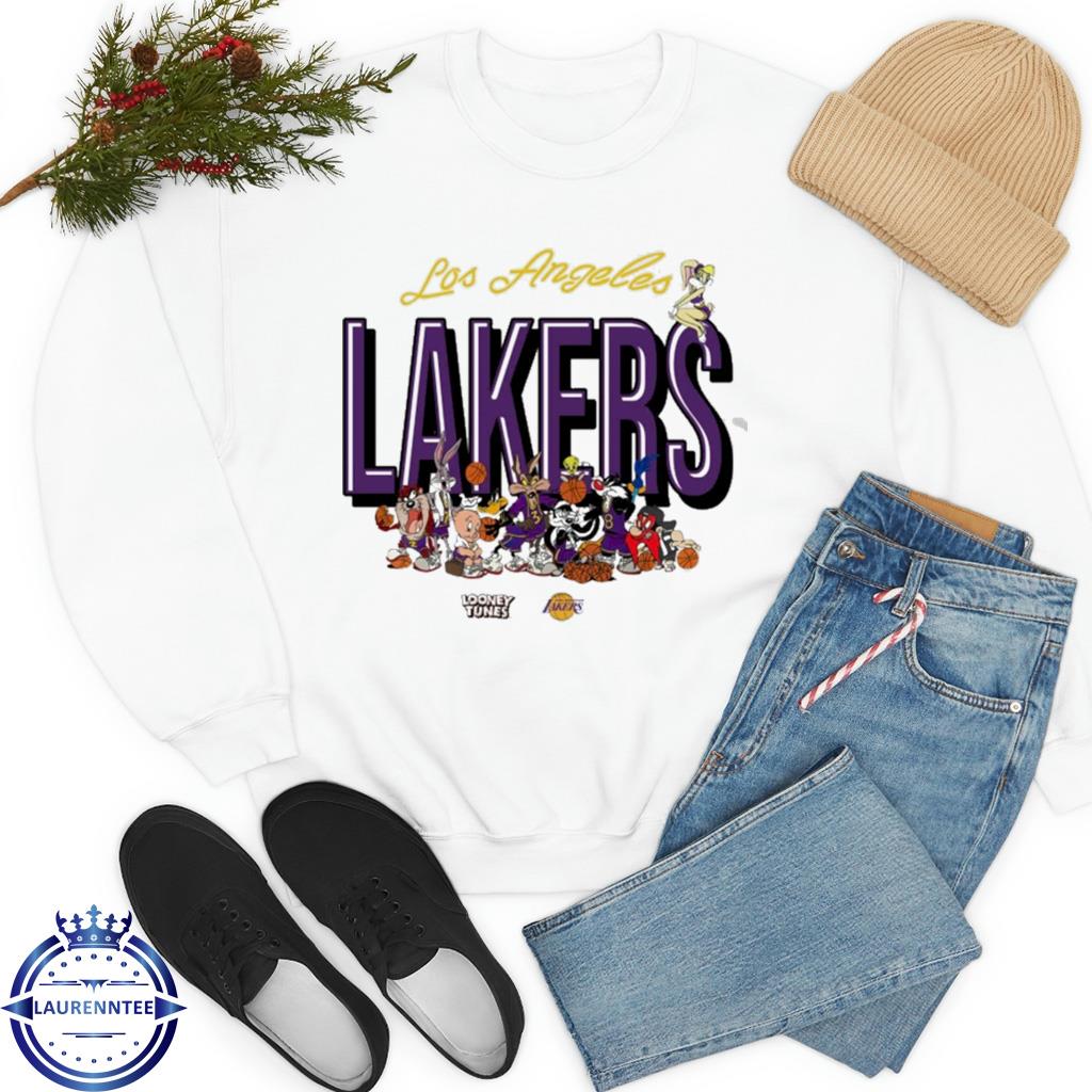 Los Angeles Lakers Looney Tunes All Character Graphic T-Shirt - Womens