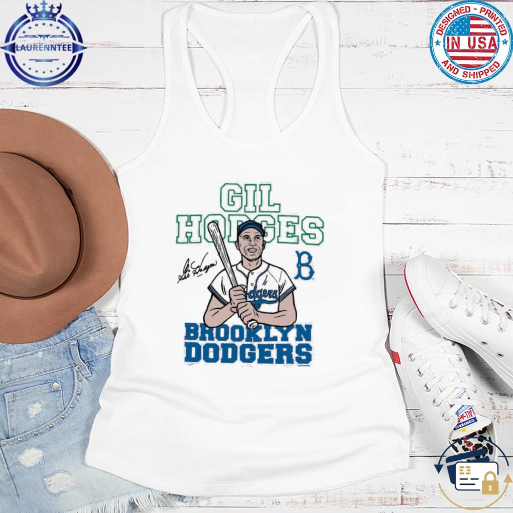 Men's Homage Gil Hodges Brooklyn Dodgers Royal T-Shirt, hoodie