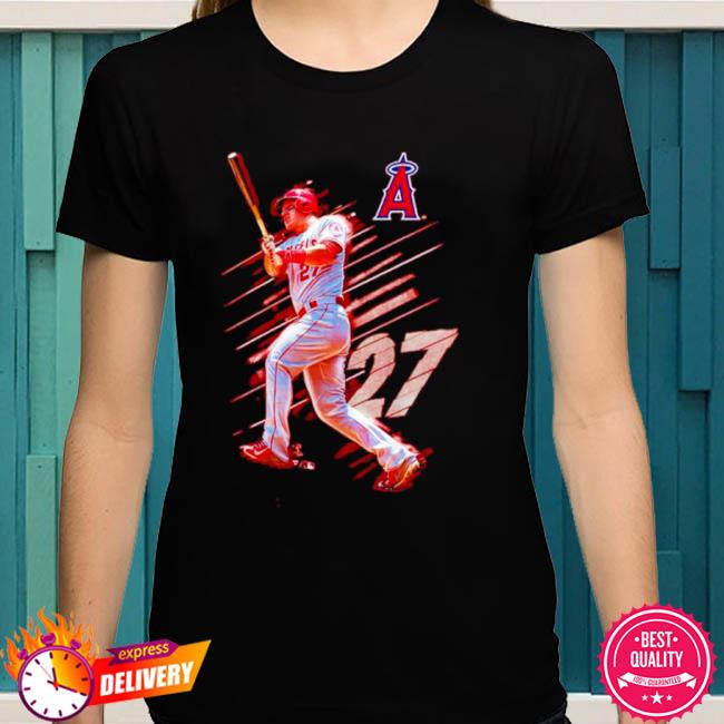 Official Mike trout los angeles angels fade away T-shirt, hoodie, tank top,  sweater and long sleeve t-shirt