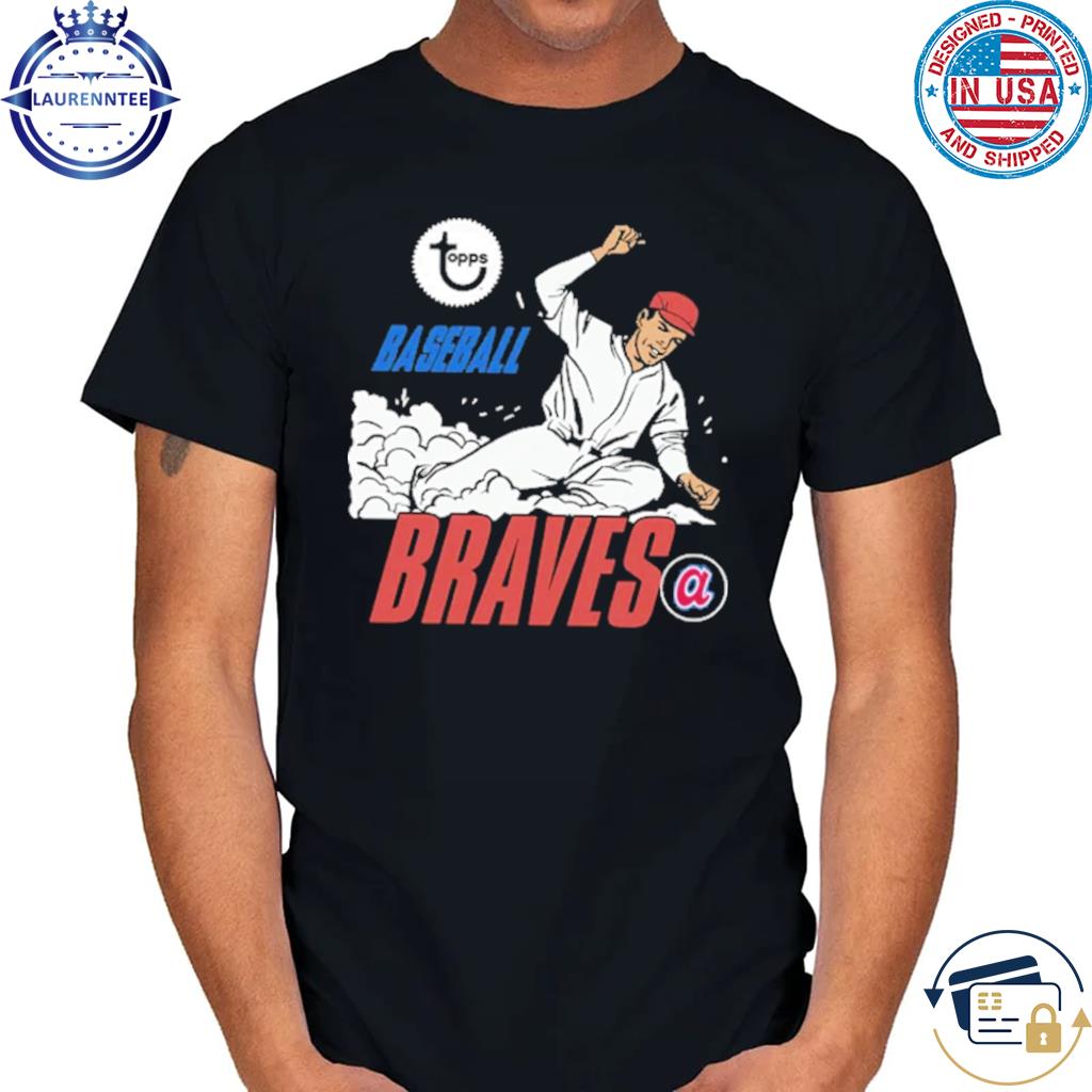 Official mLB x Topps Atlanta Braves shirt, hoodie, sweater, long sleeve and  tank top