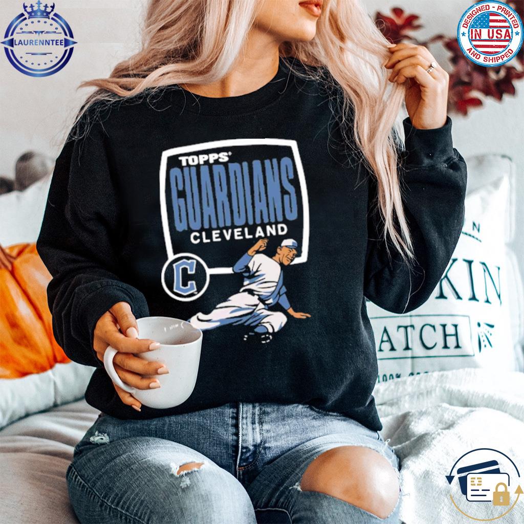 Cleveland Guardians X Topps retro baseball shirt, hoodie, sweater, long  sleeve and tank top