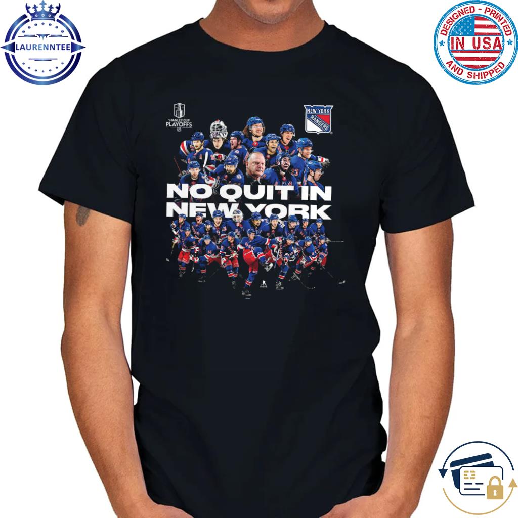 NY Rangers Playoffs No Quit In New York T-Shirt - Size XL - New Without  Tags