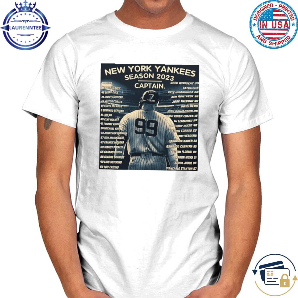 New York Yankees - No. 99 The Captain Aaron Judge T-Shirt