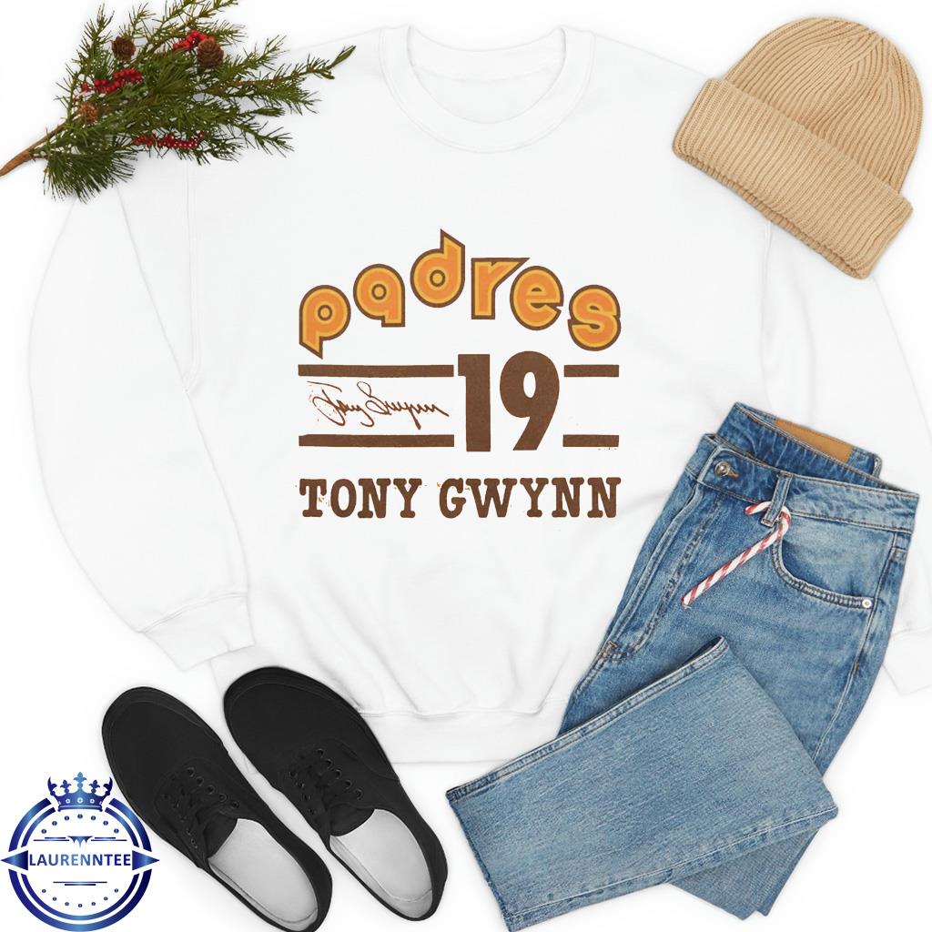 Padres tony gwynn signature jersey shirt, hoodie, sweater, long