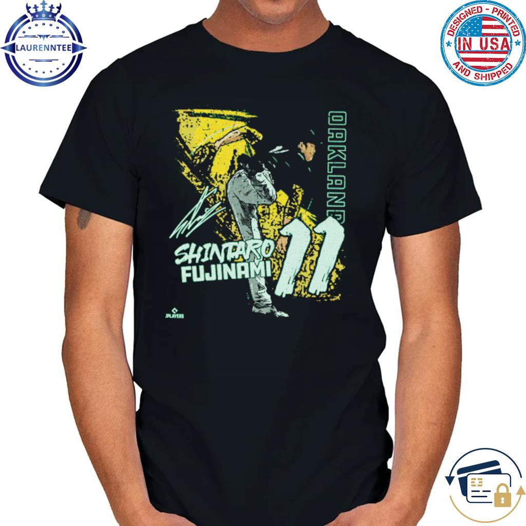 Shintaro Fujinami Oakland Oakland baseball signature t-shirt