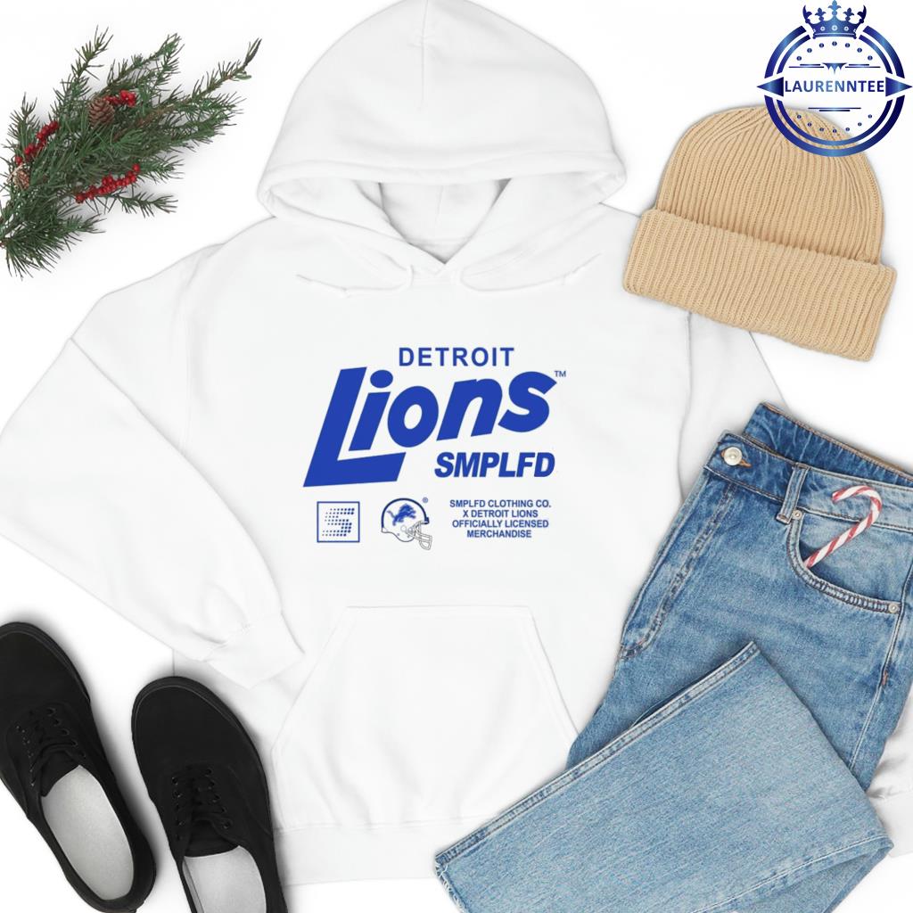 Top sMPLFD x Lions detroit shirt, hoodie, sweater, long sleeve and tank top