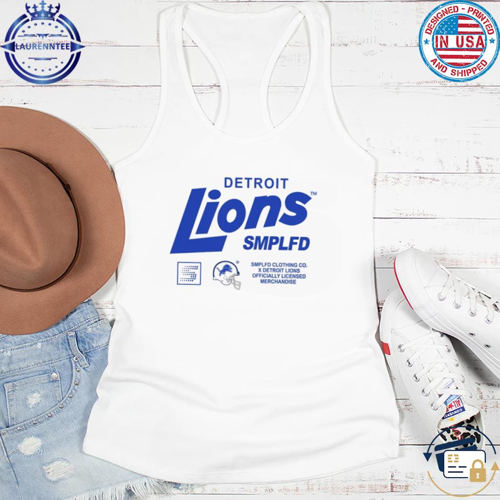 Top sMPLFD x Lions detroit shirt, hoodie, sweater, long sleeve and tank top