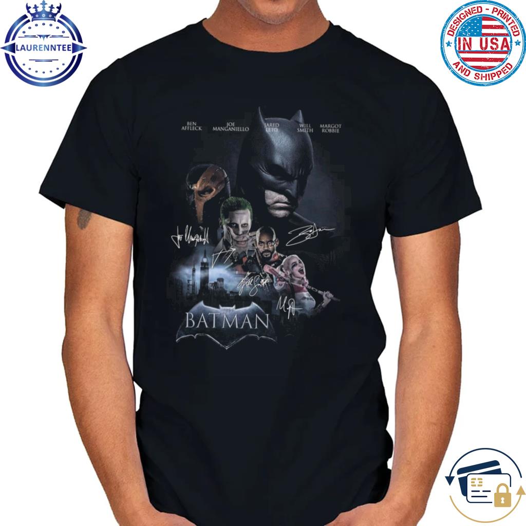 The Batman 2023 thank you for the memories signatures shirt, hoodie,  sweater, long sleeve and tank top