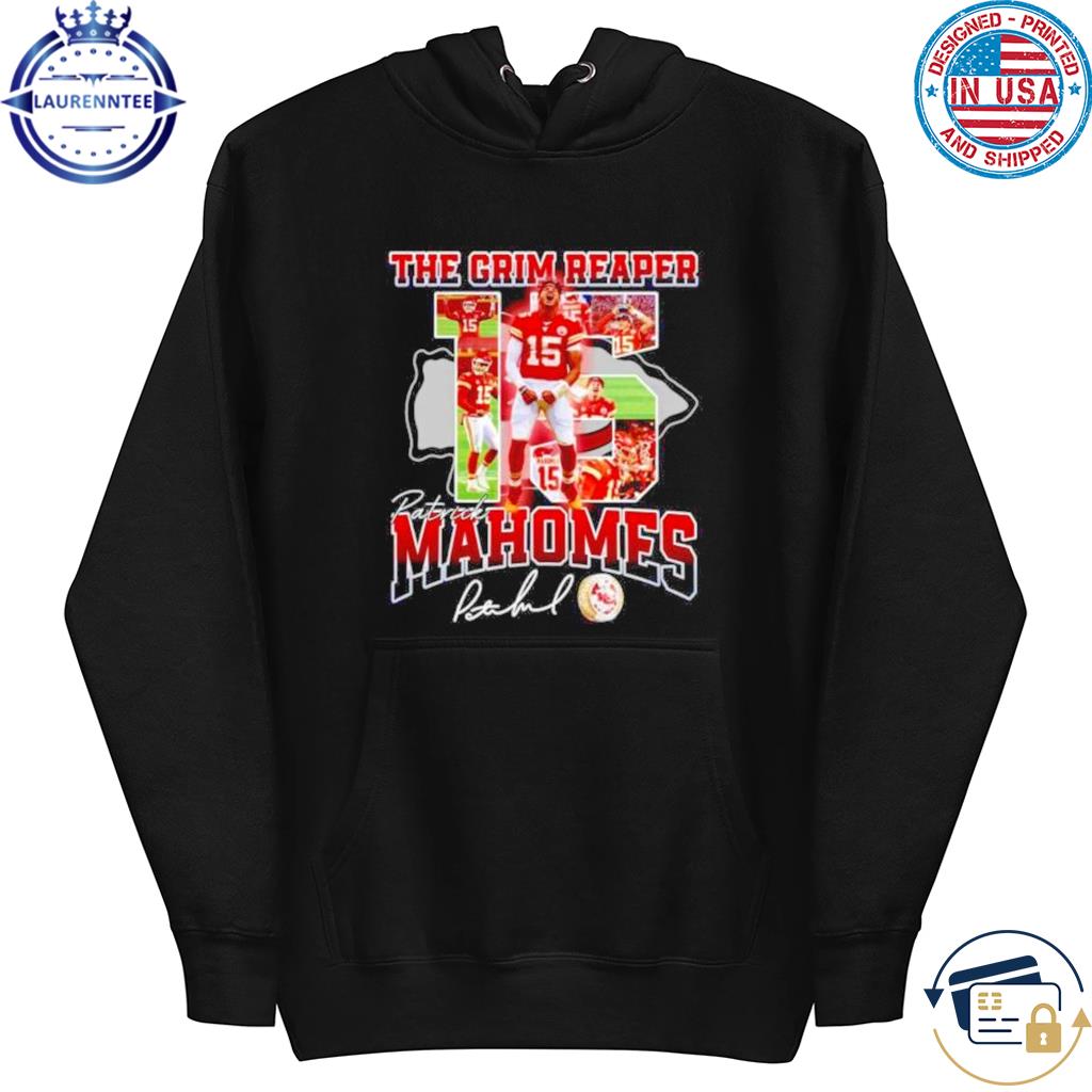 The Grim Reaper Patrick Mahomes Kc Chiefs Signature Shirt - Limotees