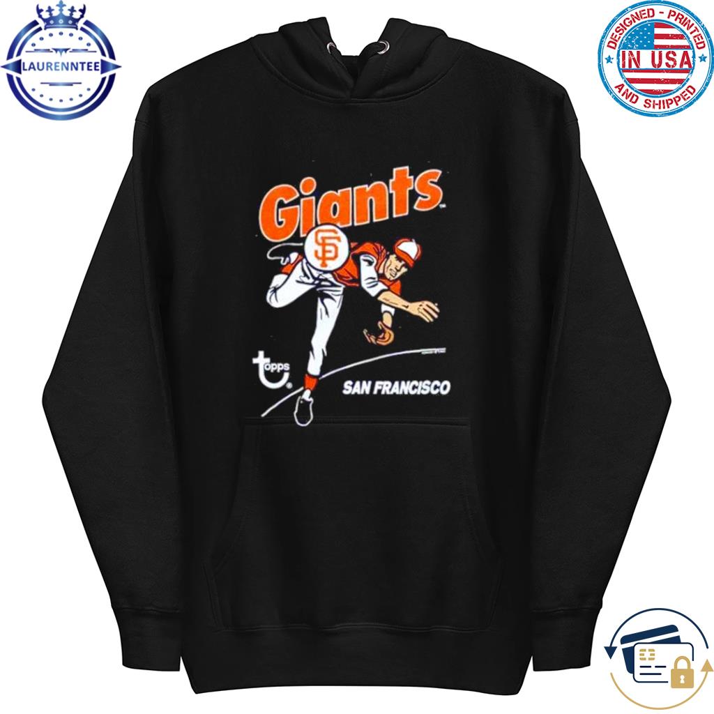 Topps san francisco giants baseball shirt, hoodie, sweater, long