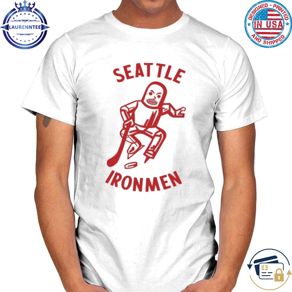 Buy Seattle Ironmen Vintage Hockey T-shirt - Pacific Coast Hockey
