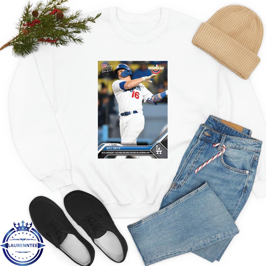 Will Smith Los Angeles Dodgers 2023 MLB Topps Now Shirt, hoodie, sweater,  long sleeve and tank top