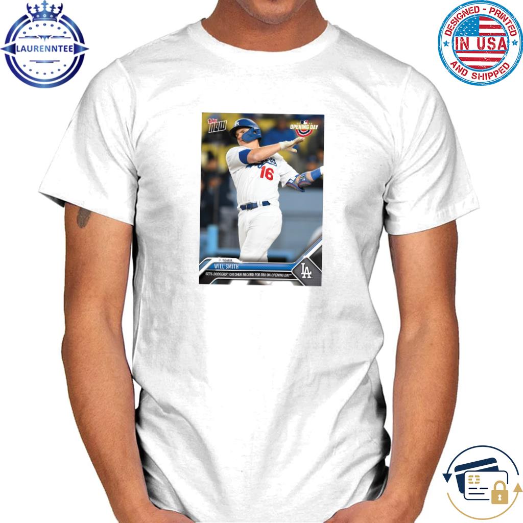 Will Smith Los Angeles Dodgers 2023 MLB Topps Now Shirt, hoodie
