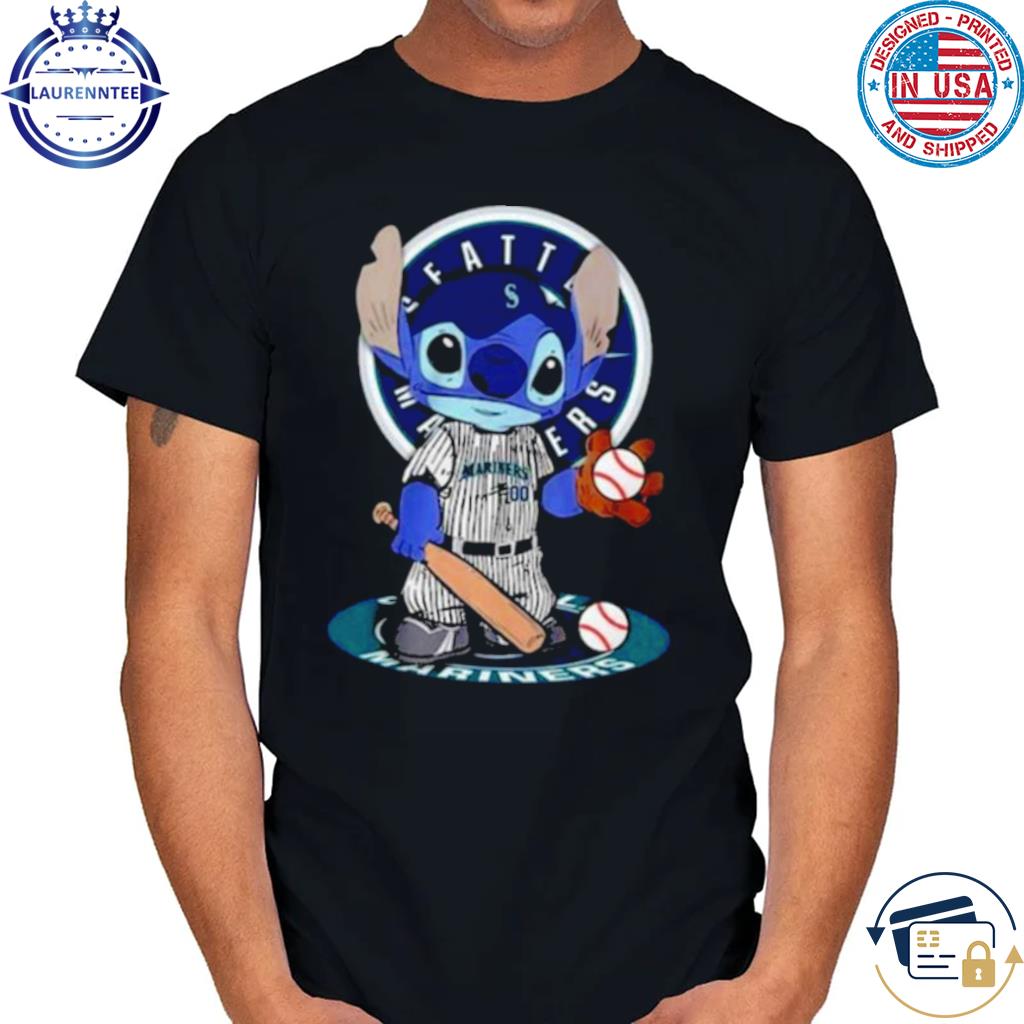 Baby Stitch Seattle Mariners Baseball Logo 2023 Shirt