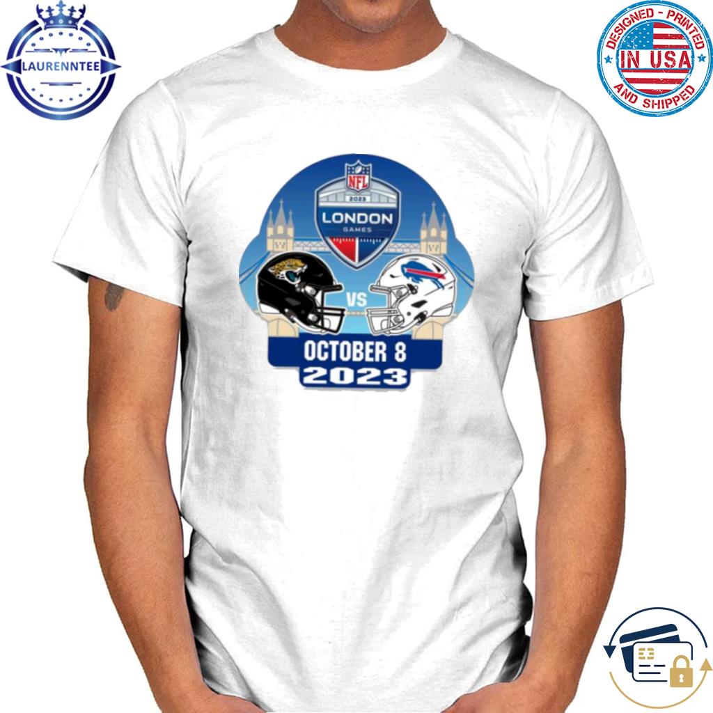 Bills London Game Matchup October 8 2023 Jacksonville Jaguars Vs Buffalo  Bills Shirt