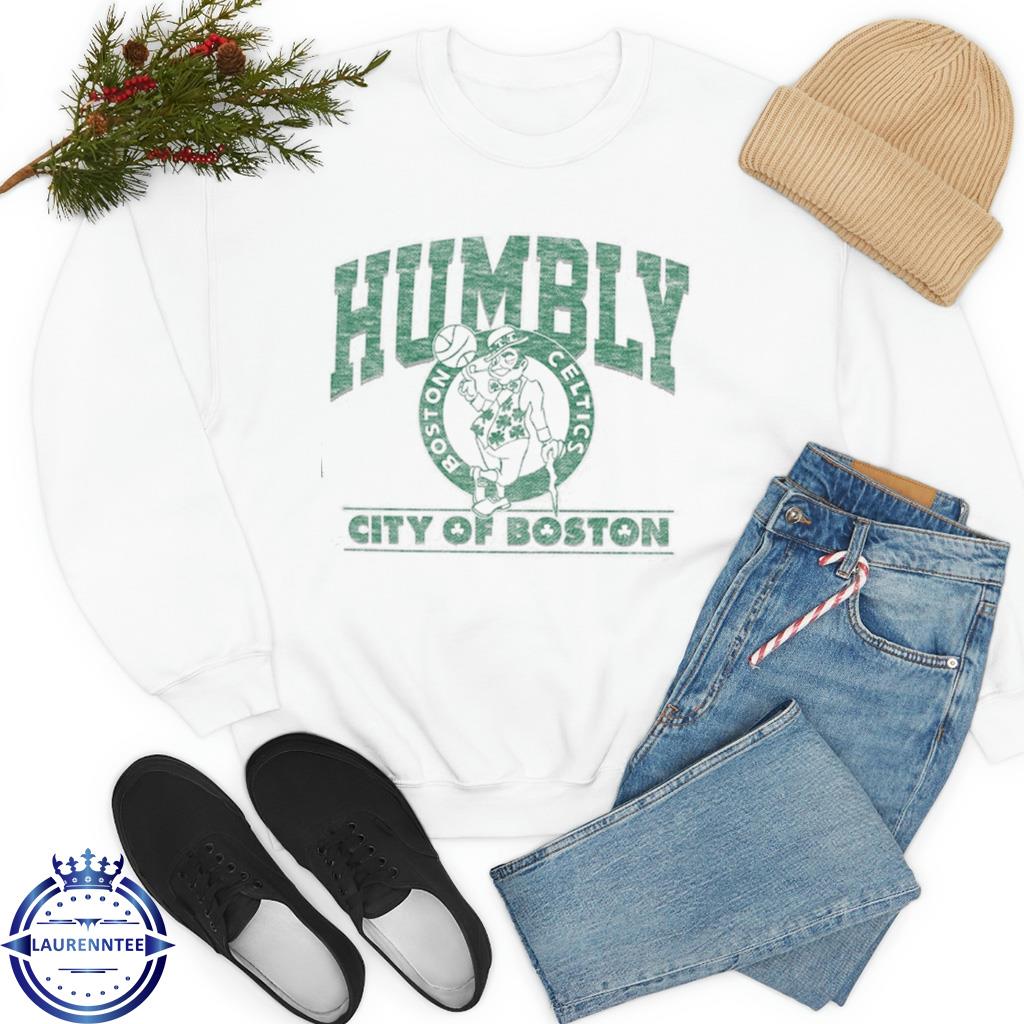 Men's '47 White Boston Celtics Humbly T-Shirt