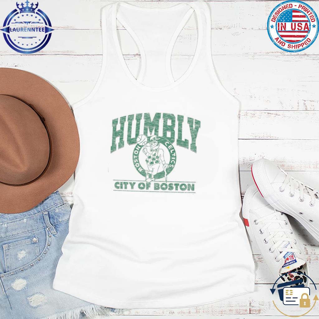 Men's '47 White Boston Celtics Humbly T-Shirt