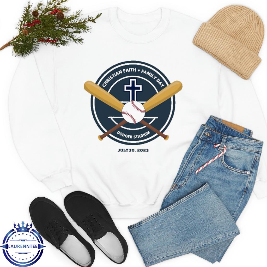 Christian Faith Family Day Dodger Stadium 2023 logo shirt, hoodie