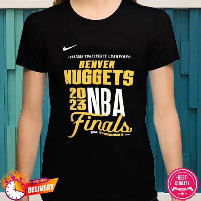 Official Western conference champions denver nuggets nike 2023 NBA
