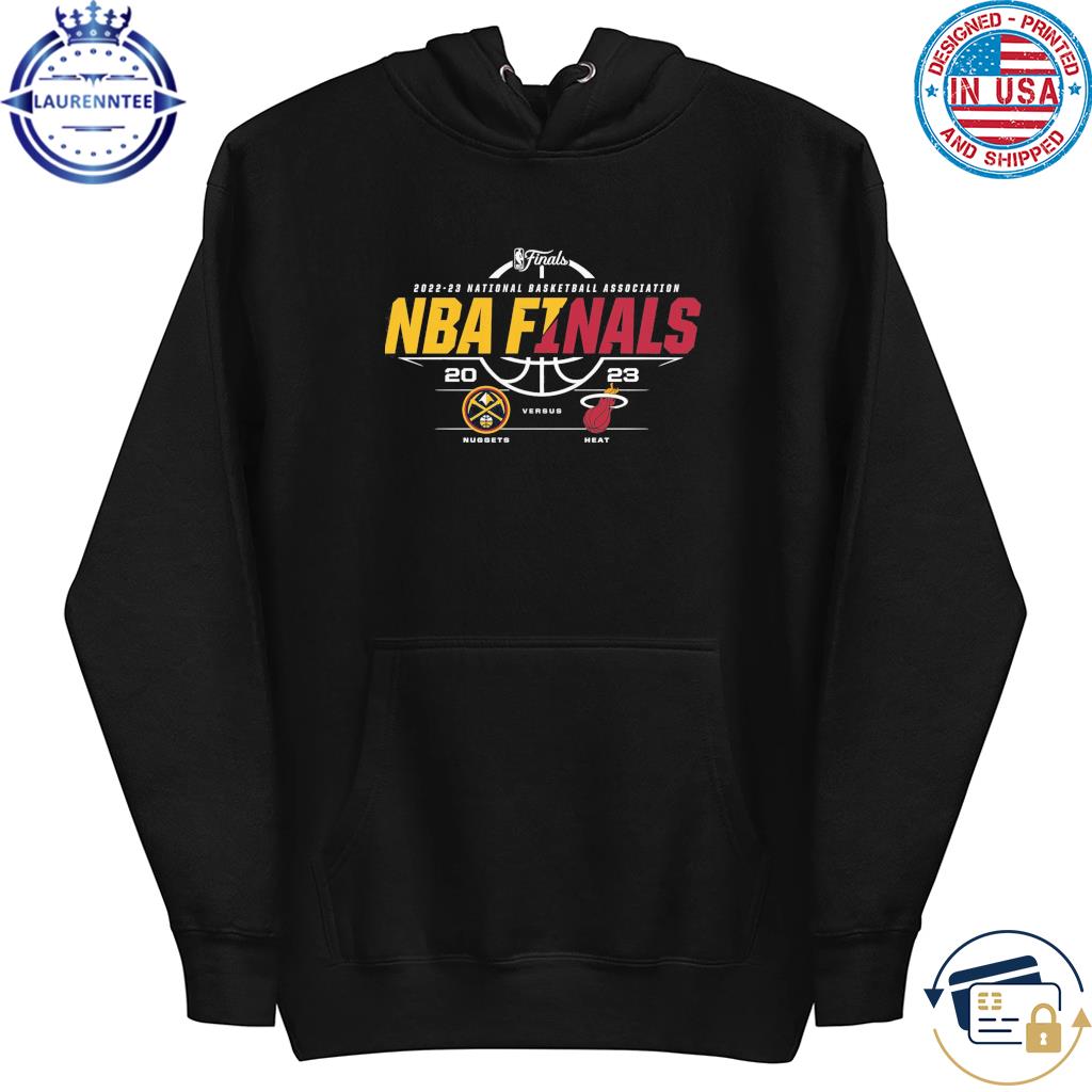 Denver Nuggets vs. Miami Heat Fanatics Branded 2023 NBA Finals Matchup T-Shirt hoodie