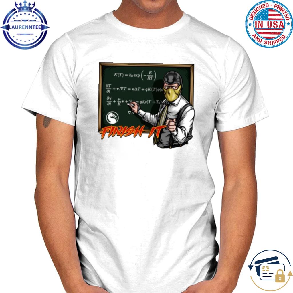 Finish it mk professor mortal kombat shirt