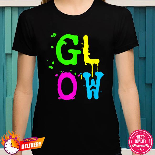 Glow And Party Girl With This 80'S Retro Neon Paint T-Shirt Glow And Party Girl With This 80'S Retro Neon Paint T-Shirt