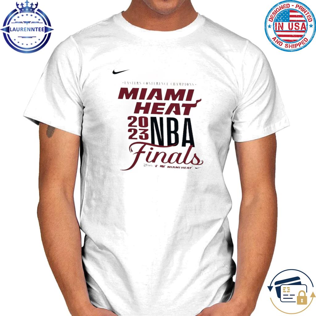 Youth Nike White Miami Heat 2023 NBA Finals T-Shirt, hoodie