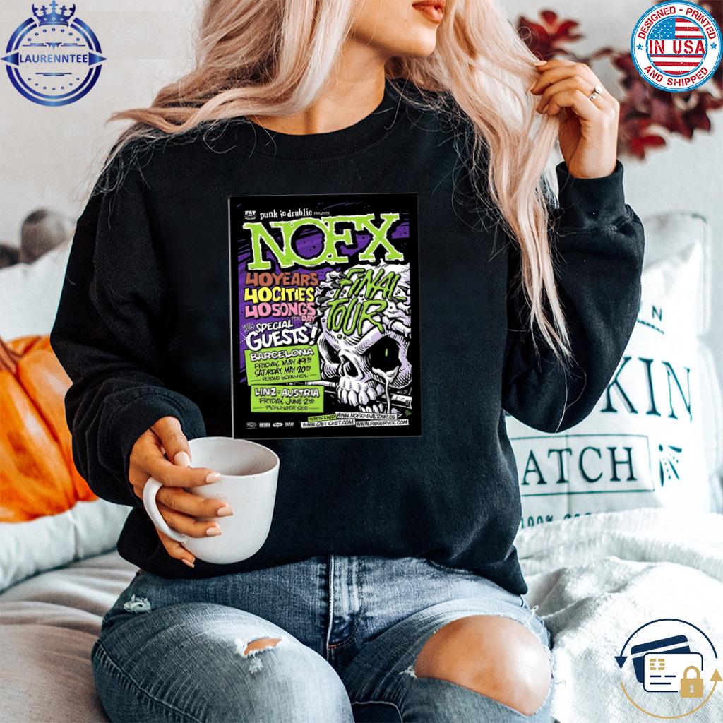 NOFX Final Tour 2023 USA & EUR Shirt, hoodie, sweater, long sleeve