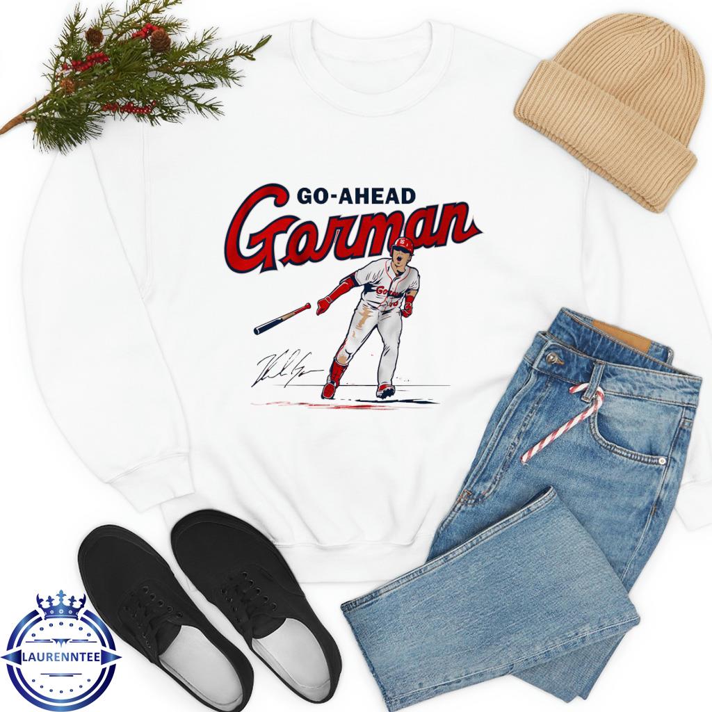 Nolan gorman go-ahead gorman shirt, hoodie, sweater, long sleeve