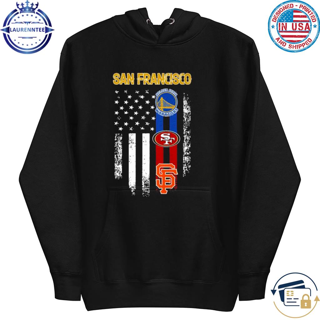 San Francisco 49ers Warriors Giants teams logo 2023 T-shirt, hoodie,  sweater, long sleeve and tank top